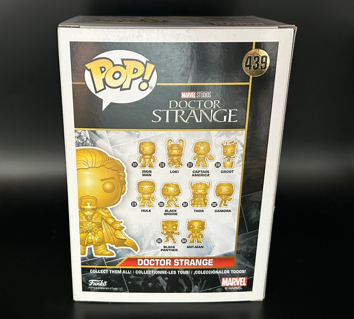 Funko Pop Doctor Strange Gold Chrome 439