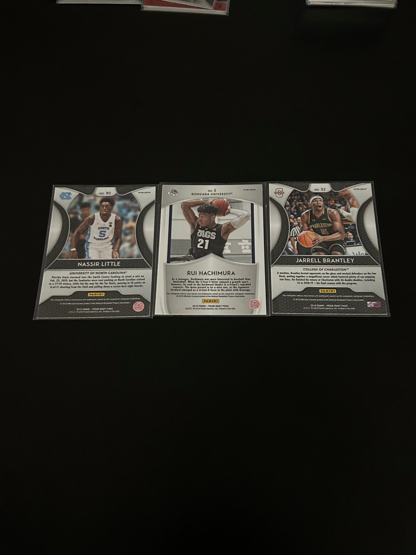 2019 Panini Prizm Draft Picks 3 card Silver Parallel Prizm lot