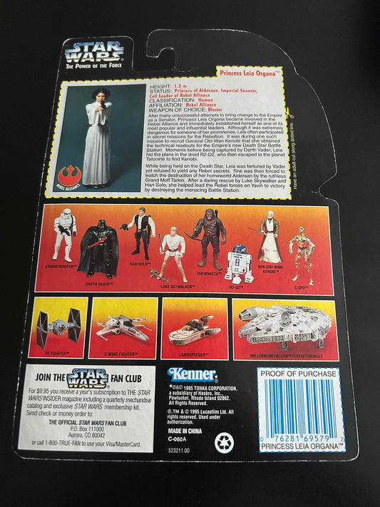 1995 Kenner Star Wars Princess Leia Organa Action Figure New in Box