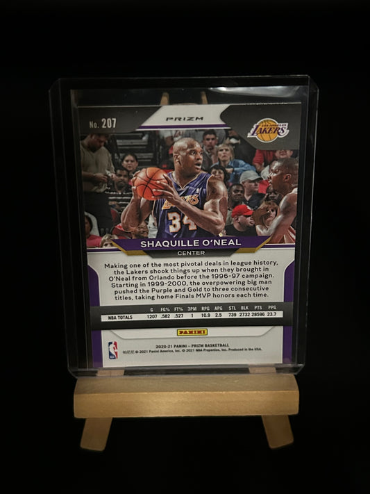 2020- 2021 Shaquille O’Neal Cracked Ice Prizm Panini Prizm Basketball Parallel Card #1