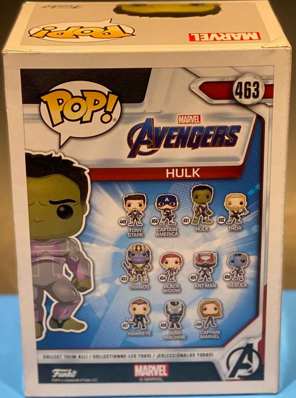 Funko pop Hulk purple suit 463