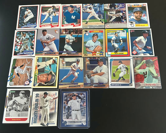 MLB New York Yankees $3.50 21 Card lot #2