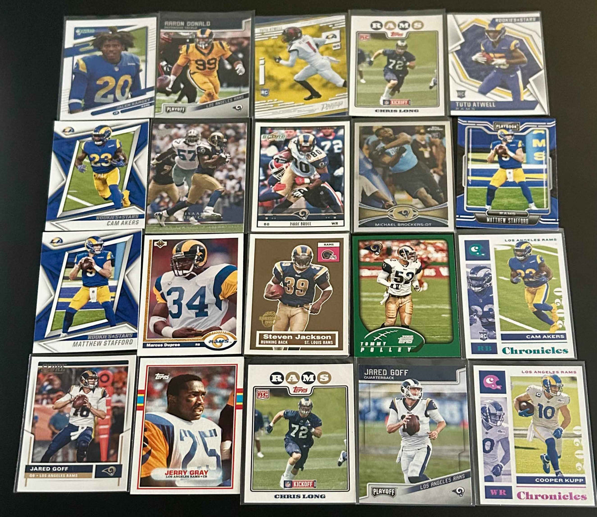 NFL LA Rams 20 Card lot #5