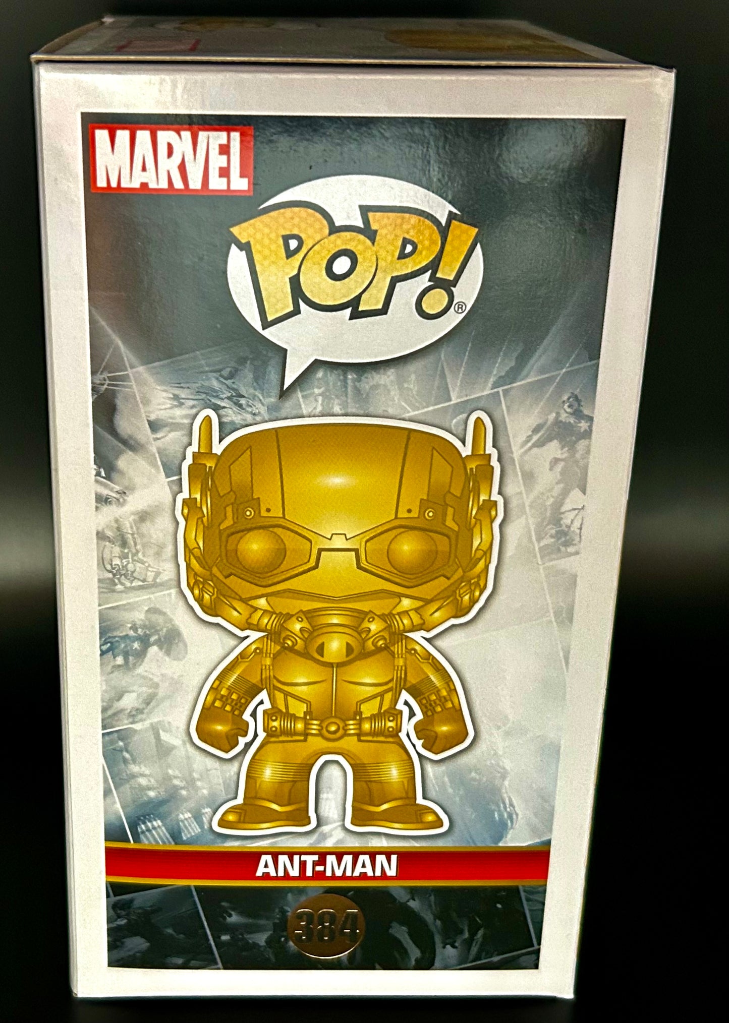 Funko Pop Ant-man Gold Chrome 384
