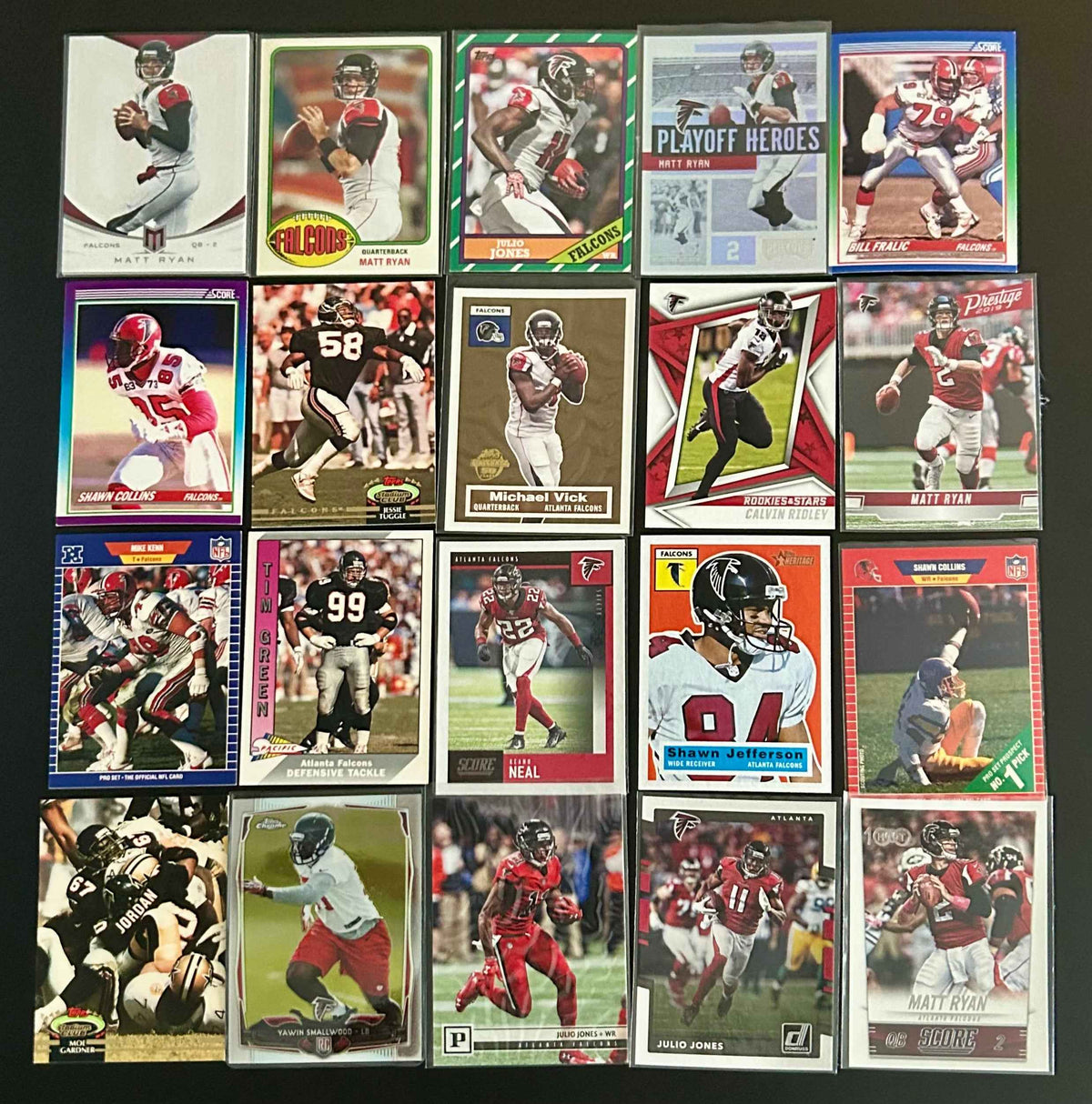 NFL Atlanta Falcons 20 Card Lot #1