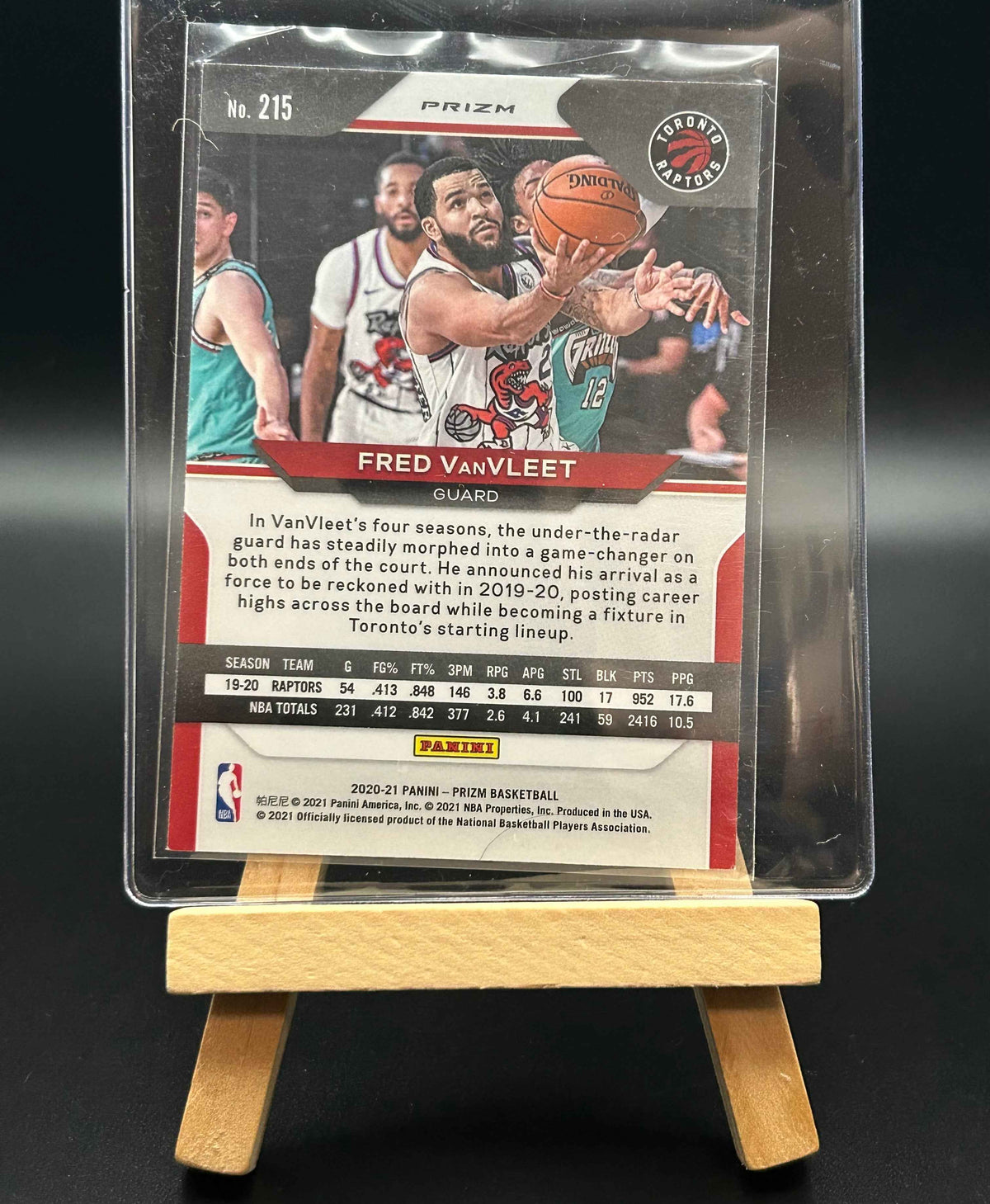 2020-2021 Prizm Basketball Fred Vanvleet Green Parallel