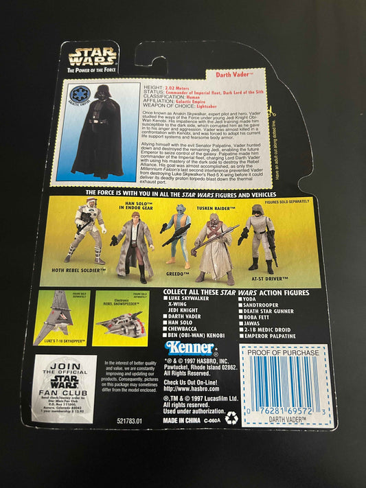 1997 Kenner Star Wars Darth Vader Action Figure New in Box