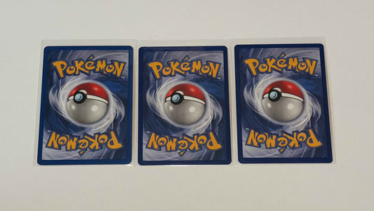 Energy Removal- Base Set (BS) Common 3 card lot LP (Read Description)