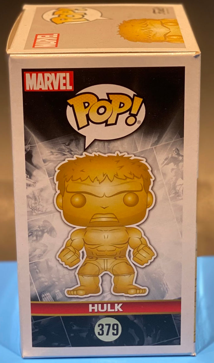 Funko Pop Gold Chrome Hulk 379