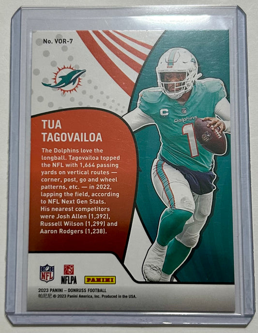 2023 - Panini Donruss Football Vortex Tua Tagovailoa