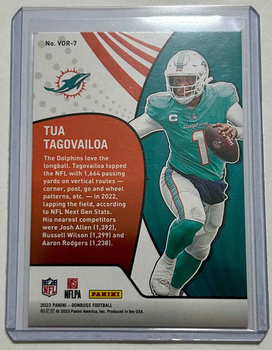 2023 - Panini Donruss Football Vortex Tua Tagovailoa