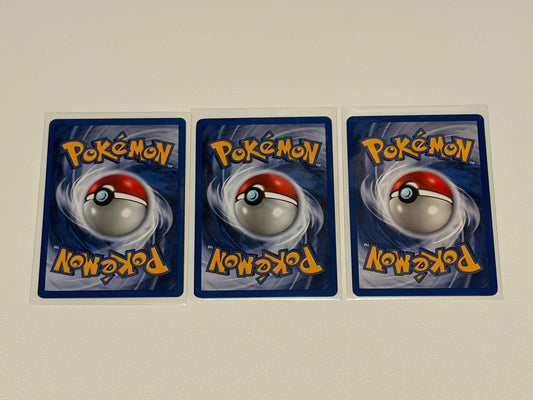 Starmie - Base Set (BS) Common 3 card lot LP (Read description)