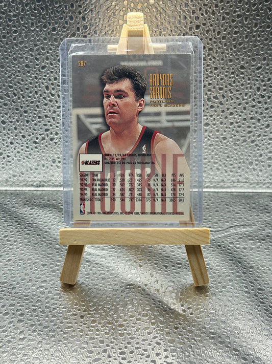 1996 Ultra Arvydas Sabonis Rookie Card