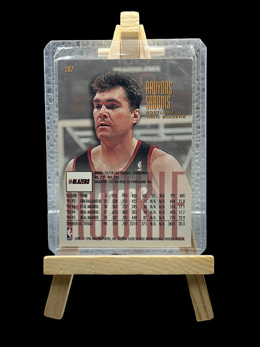 1996 Ultra Arvydas Sabonis Rookie Card
