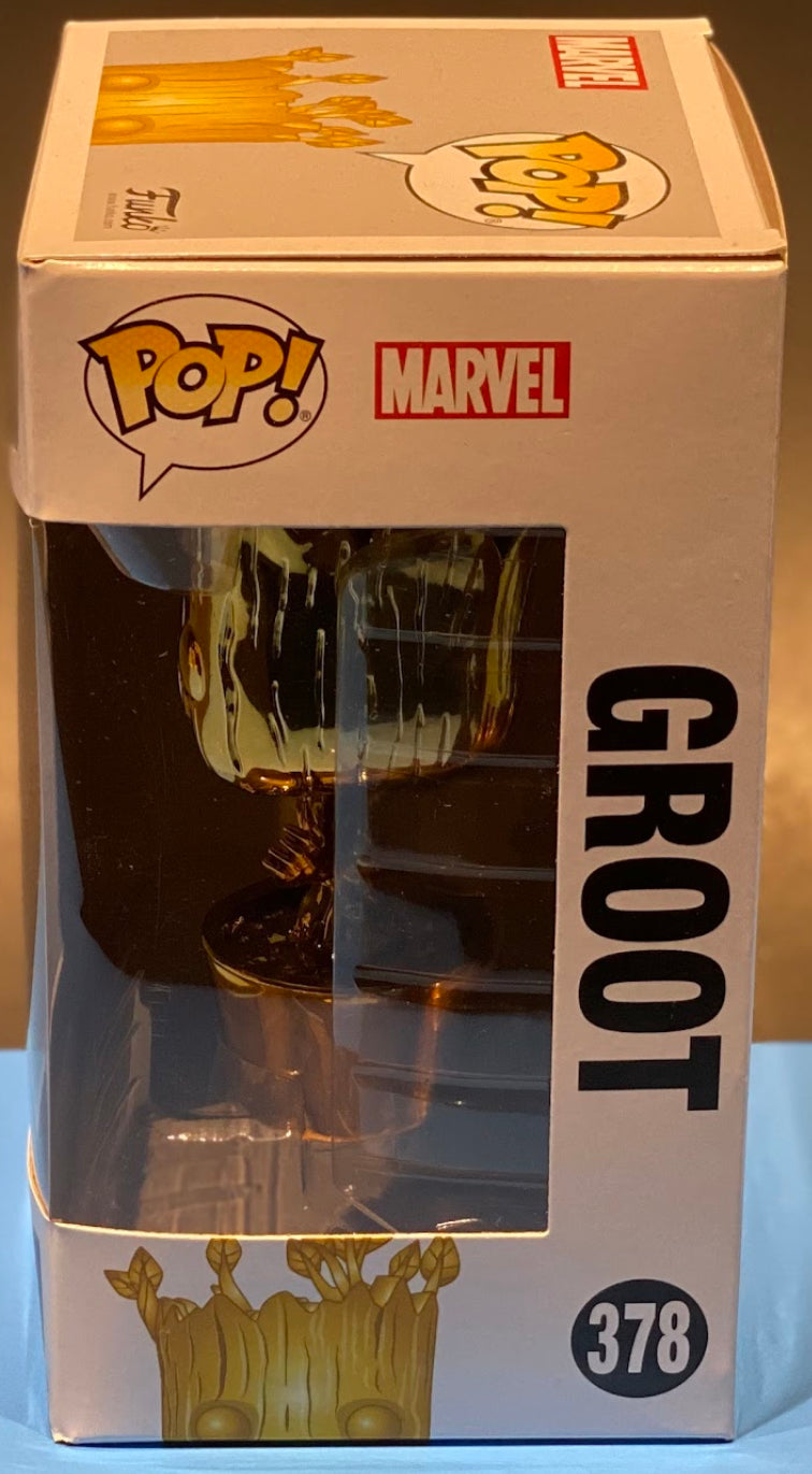 Funko Pop Gold Chrome Groot 378