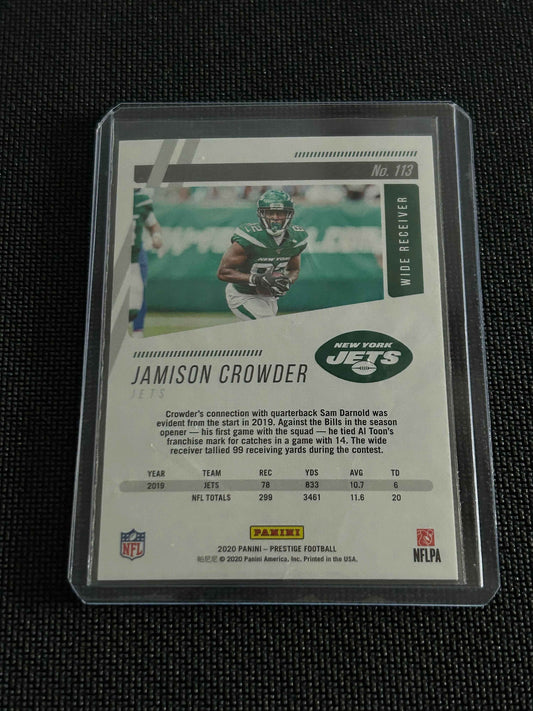 2020 - Panini Prestige Football Jamison Crowder Xtra Points Gold 28/75