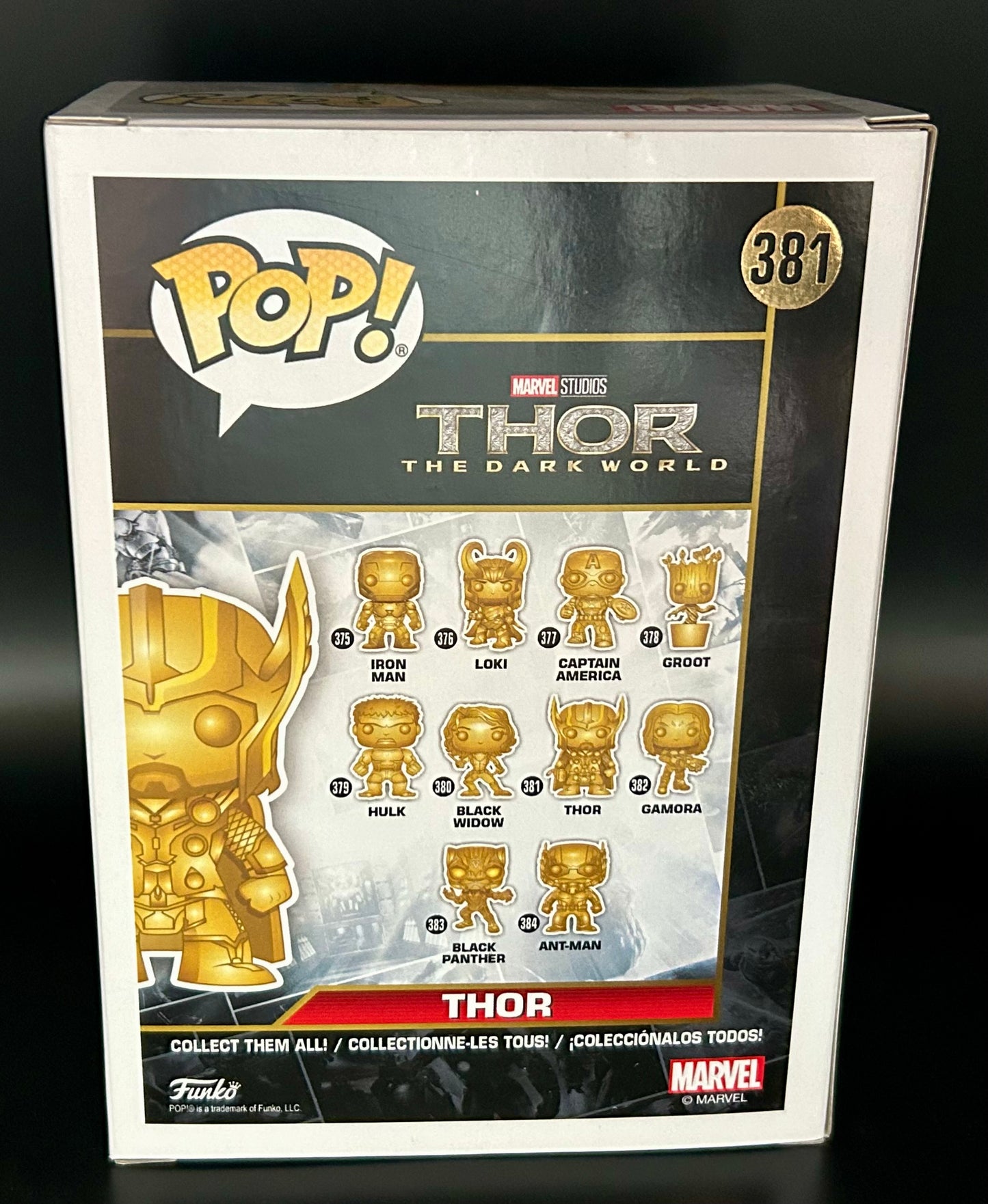 Funko Pop Thor Gold Chrome