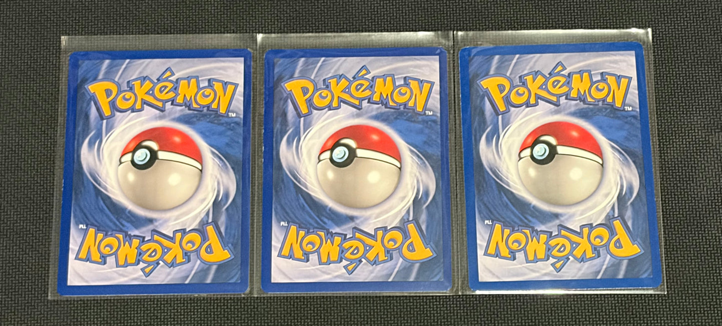 Staryu - Base Set (BS) Common 3 card lot NM