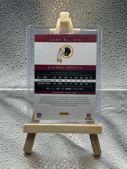 2012 Panini Prestige Alfred Morris Rookie Card