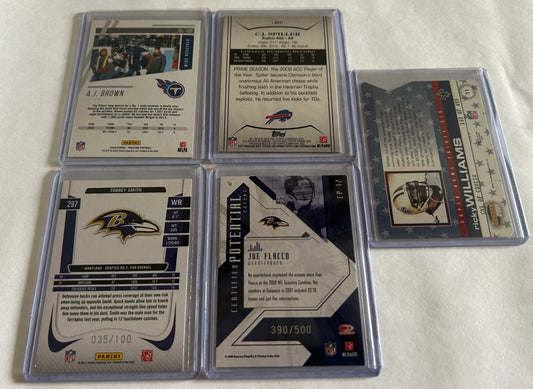 NFL Numbered Card Lot #2