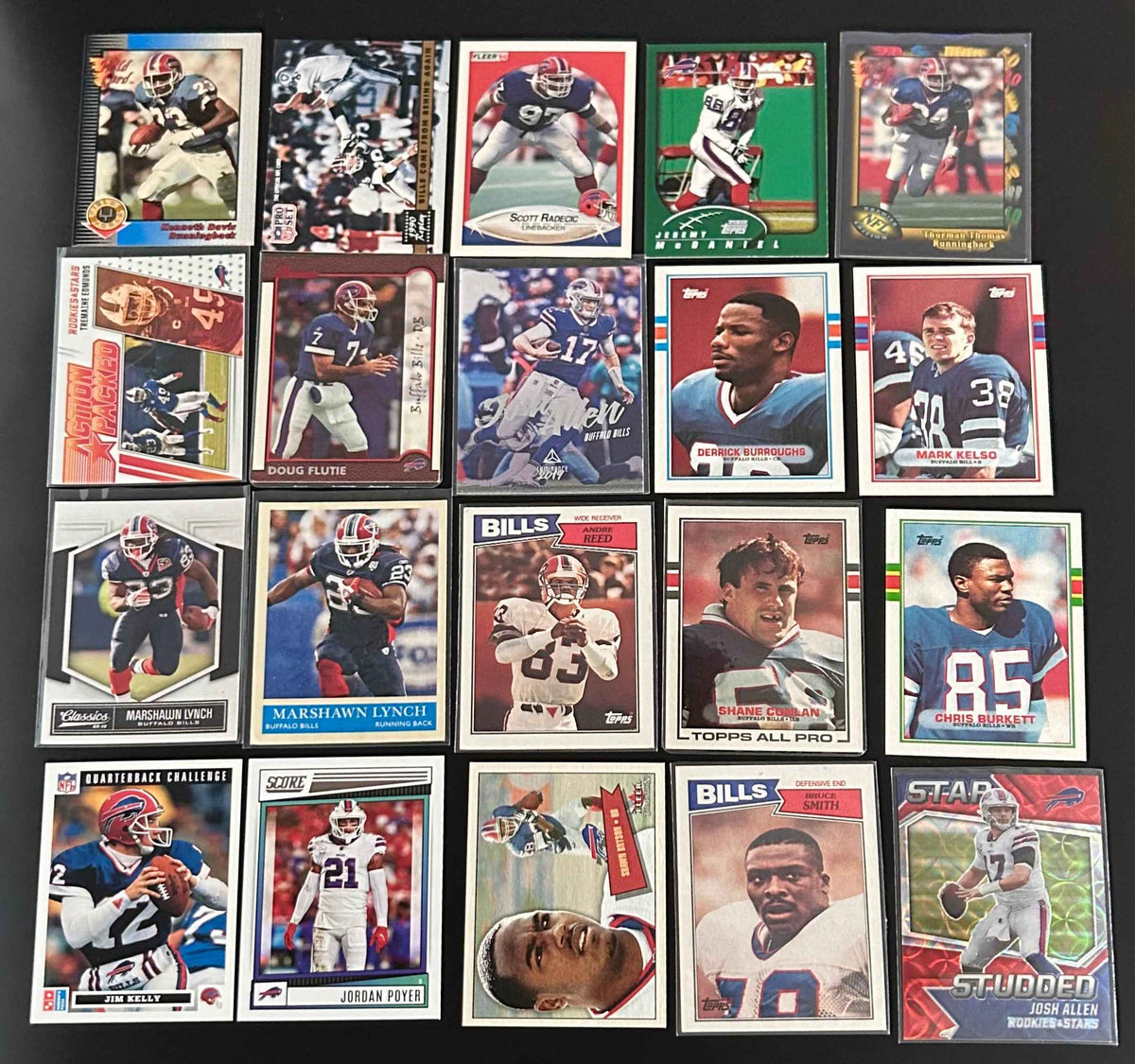 NFL Buffalo Bills $3.50 20 card lot #1
