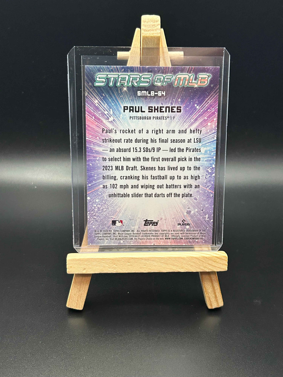 2024 Stars of the MLB Paul Skenes RC