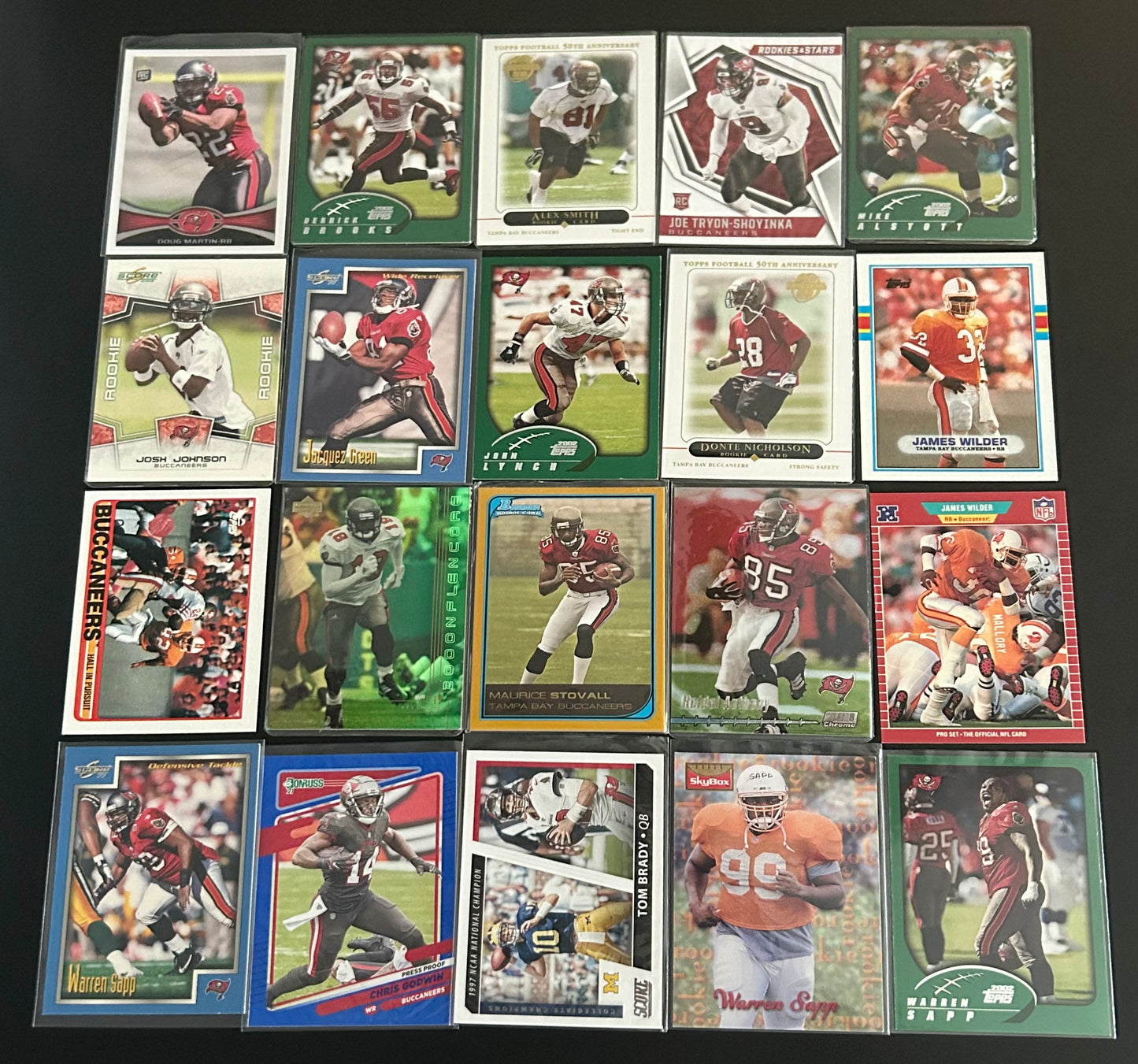 NFL Tampa Bay Buccaneers 20 Card Lot #3