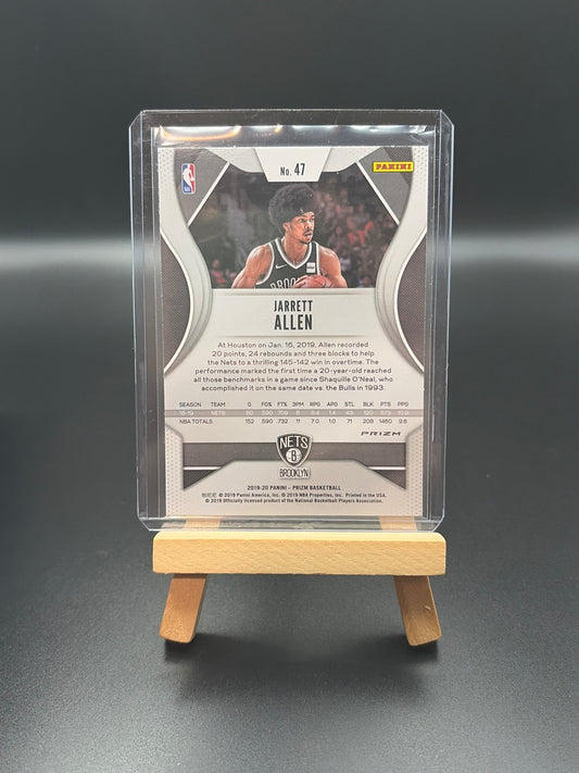 2019-2020 Panini Prizm Brooklyn Nets Jarrett Allen Hyper Prizm Parallel Card