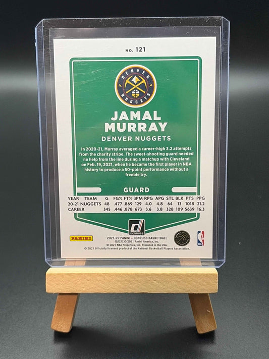 2021-22 Donruss Jamal Murray Panini Purple Parallel Numbered /99 Basketball Card