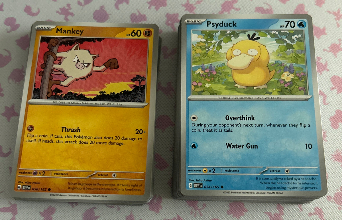 80 Scarlet & Violet 151 base cards