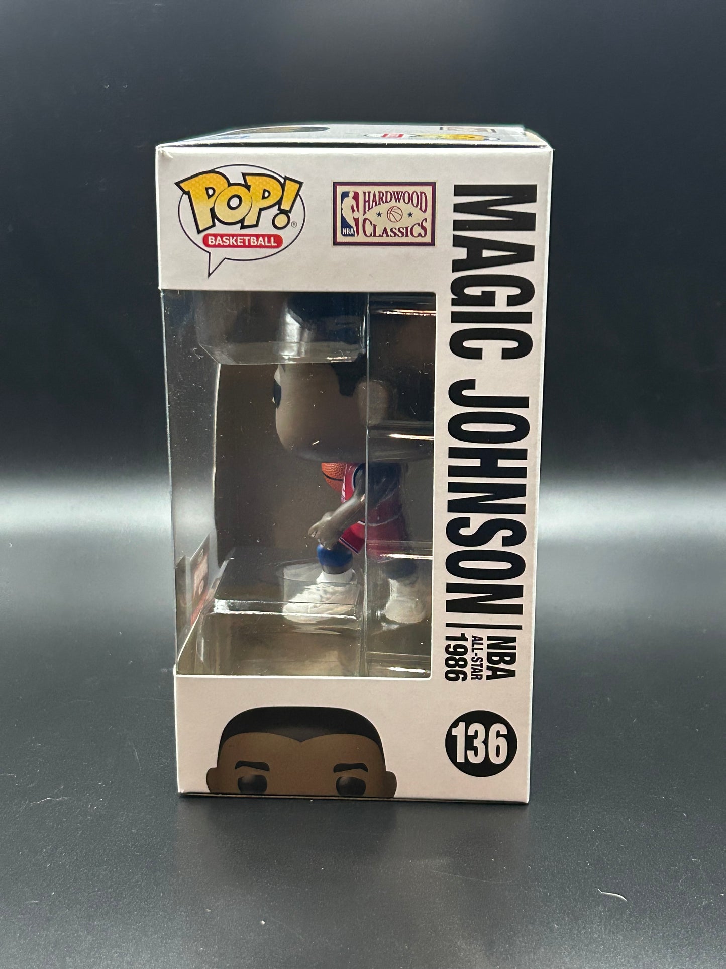 Magic Johnson Funko Pop! With All Star Basketball Card