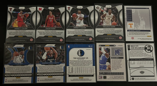 NBA 10 Card Panini Basketball Parallel Card Lot