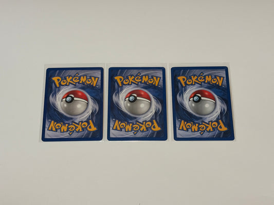 Caterpie- Base Set (BS) Common 3 card lot NM