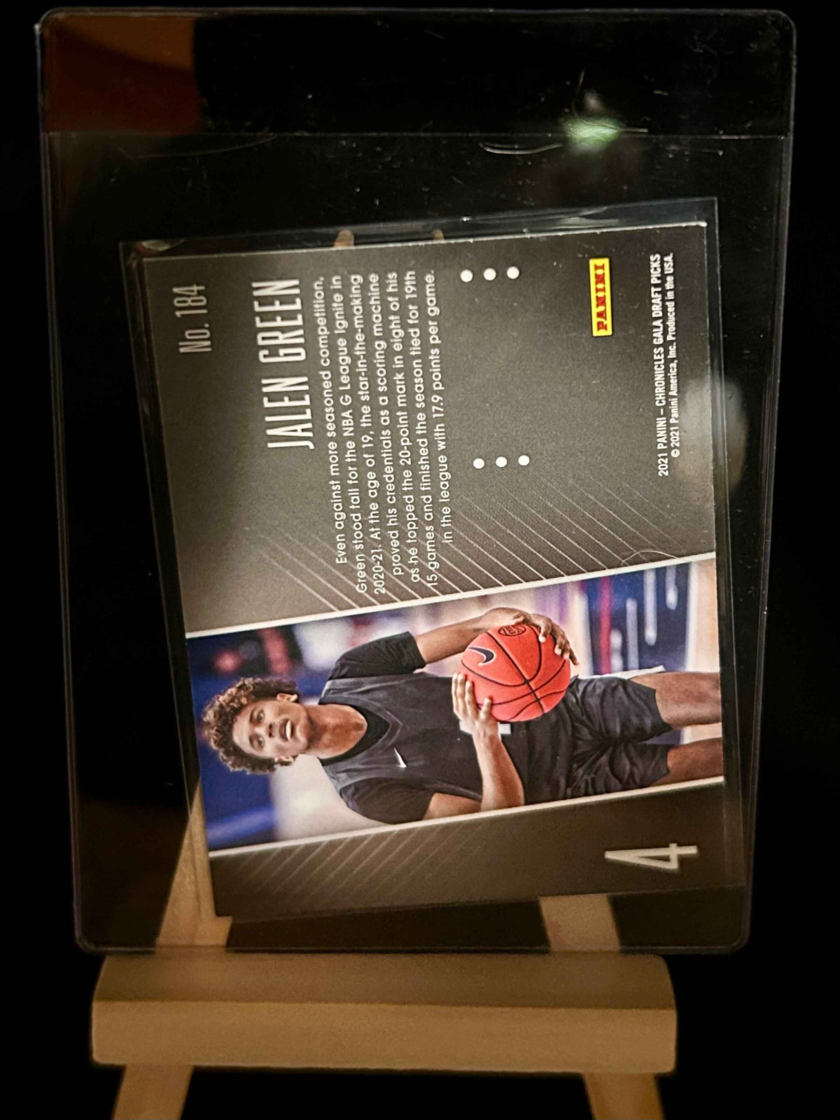 2021 Jalen Green Panini Gala Rookie Card
