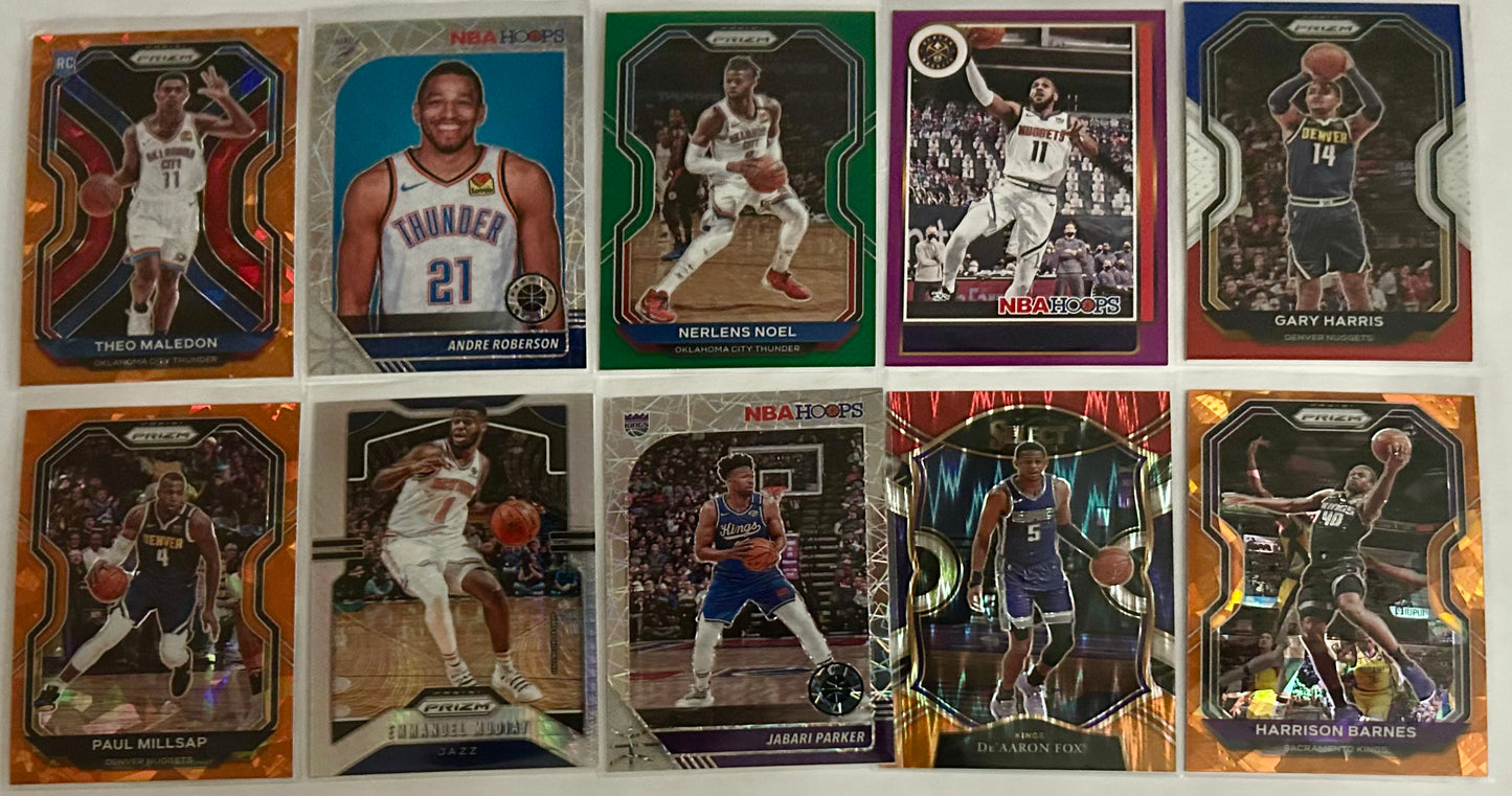 NBA Parallel 10 Card Lot #3
