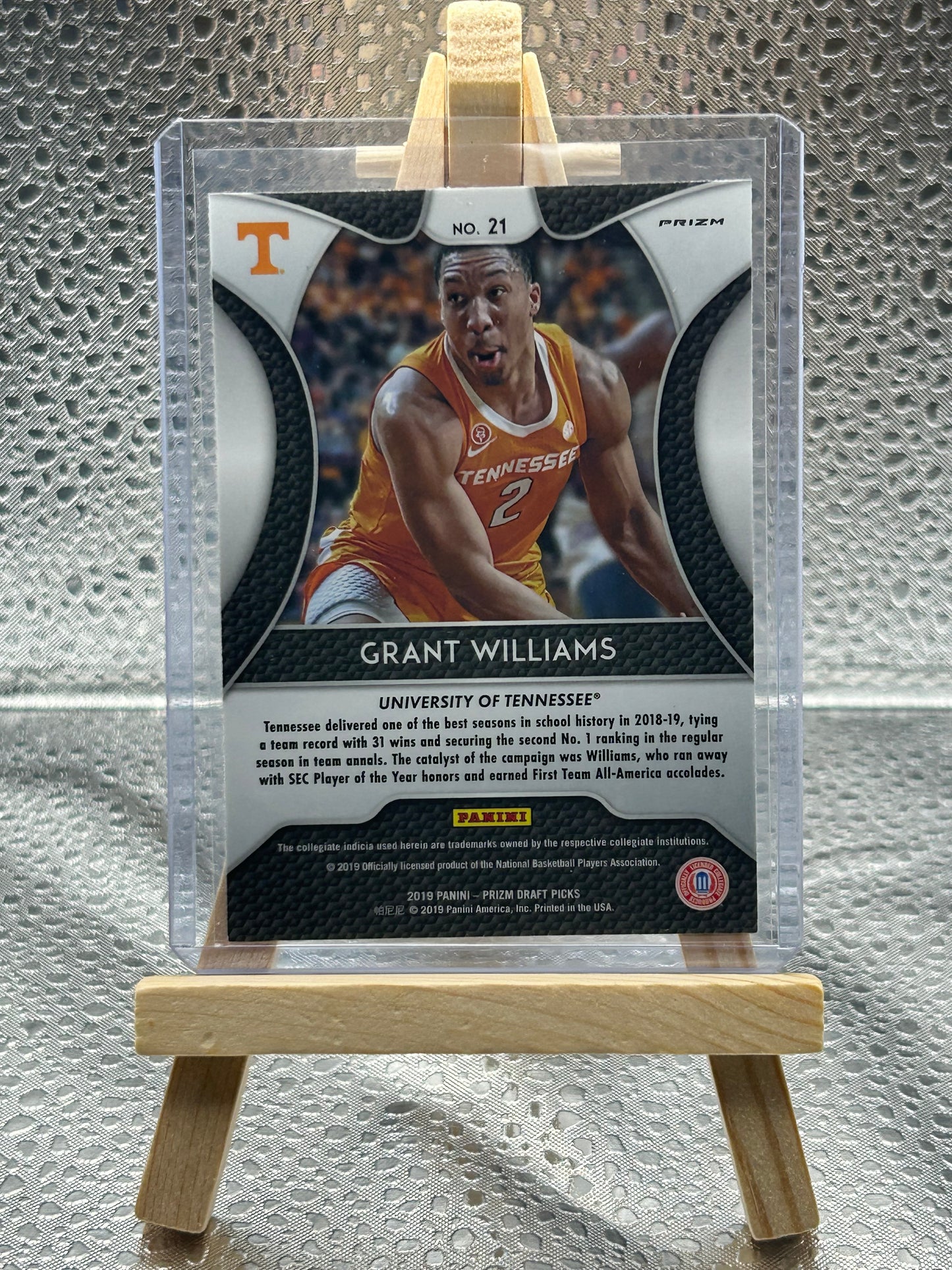 2019 Prizm Draft Picks Orange Paralell Grant Williams