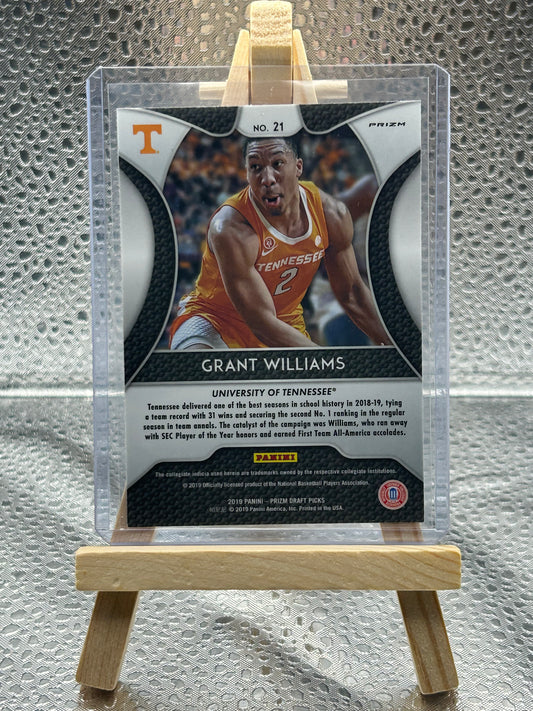2019 Prizm Draft Picks Orange Paralell Grant Williams