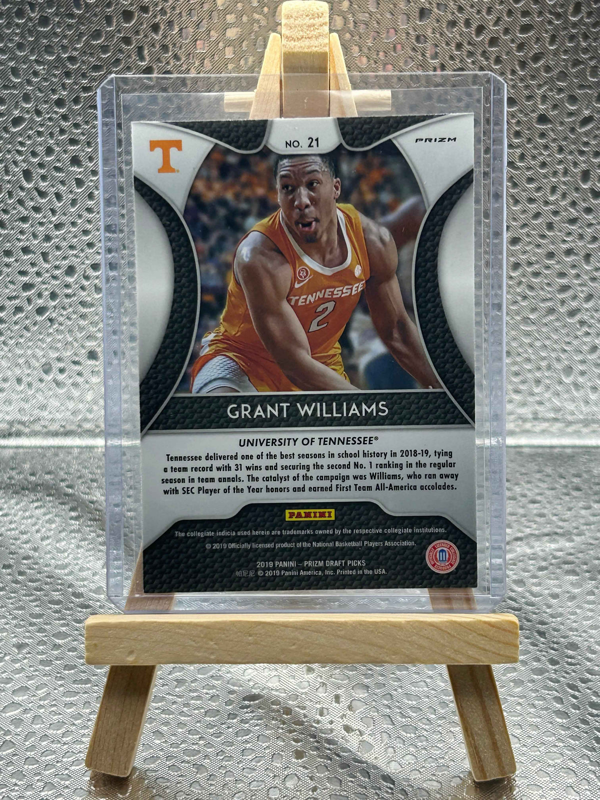 2019 Prizm Draft Picks Orange Paralell Grant Williams