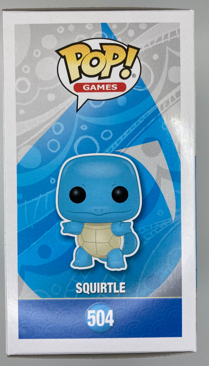 Funko Pop! Metallic Squirtle with 5 pokemon card lot