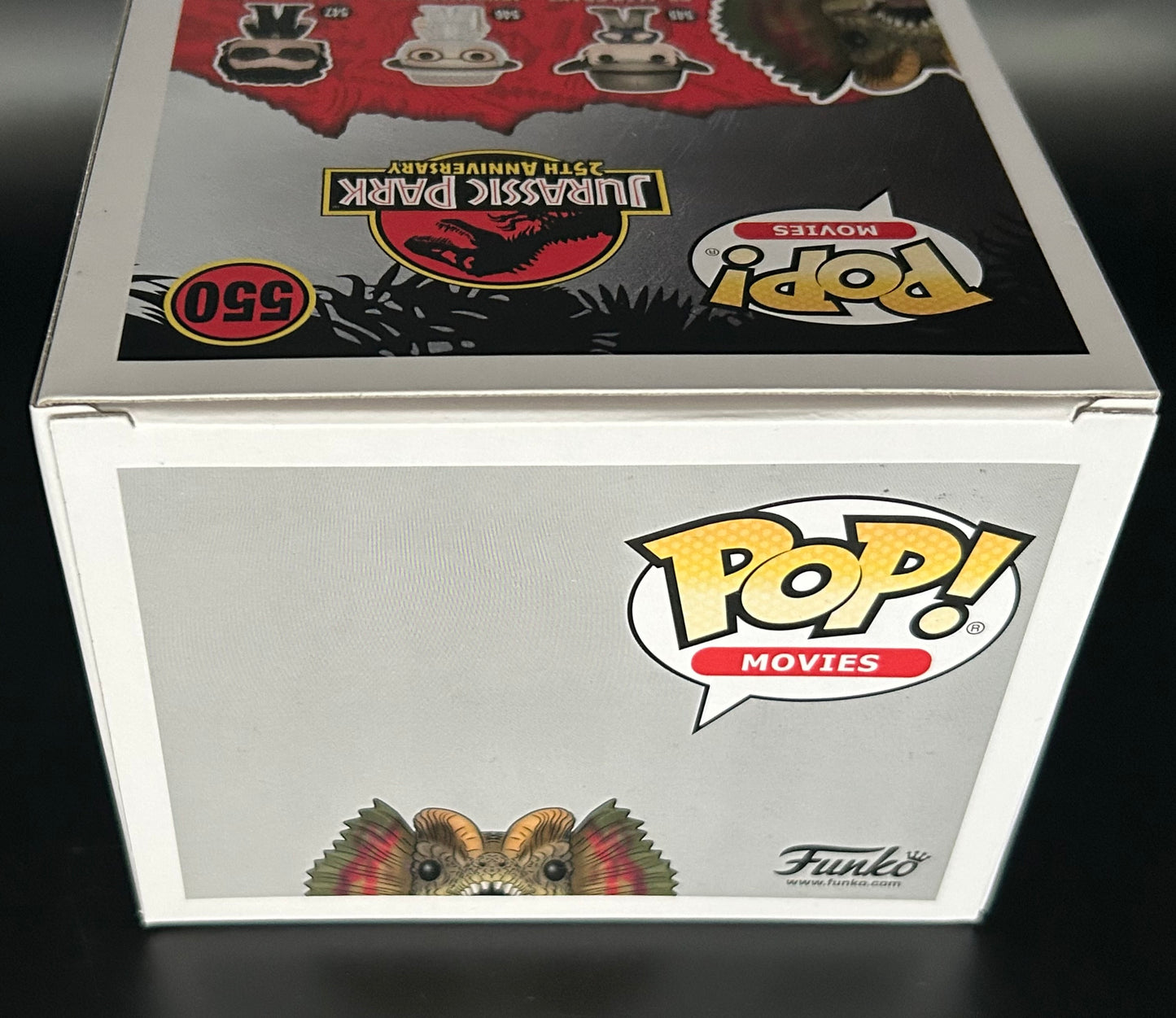 Funko Pop Dilophosaurus 550 Target Exclusive Jurassic Park 25th Anniversary Red