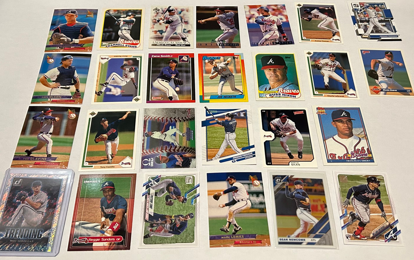Atlanta Braves 20 Card lot #2