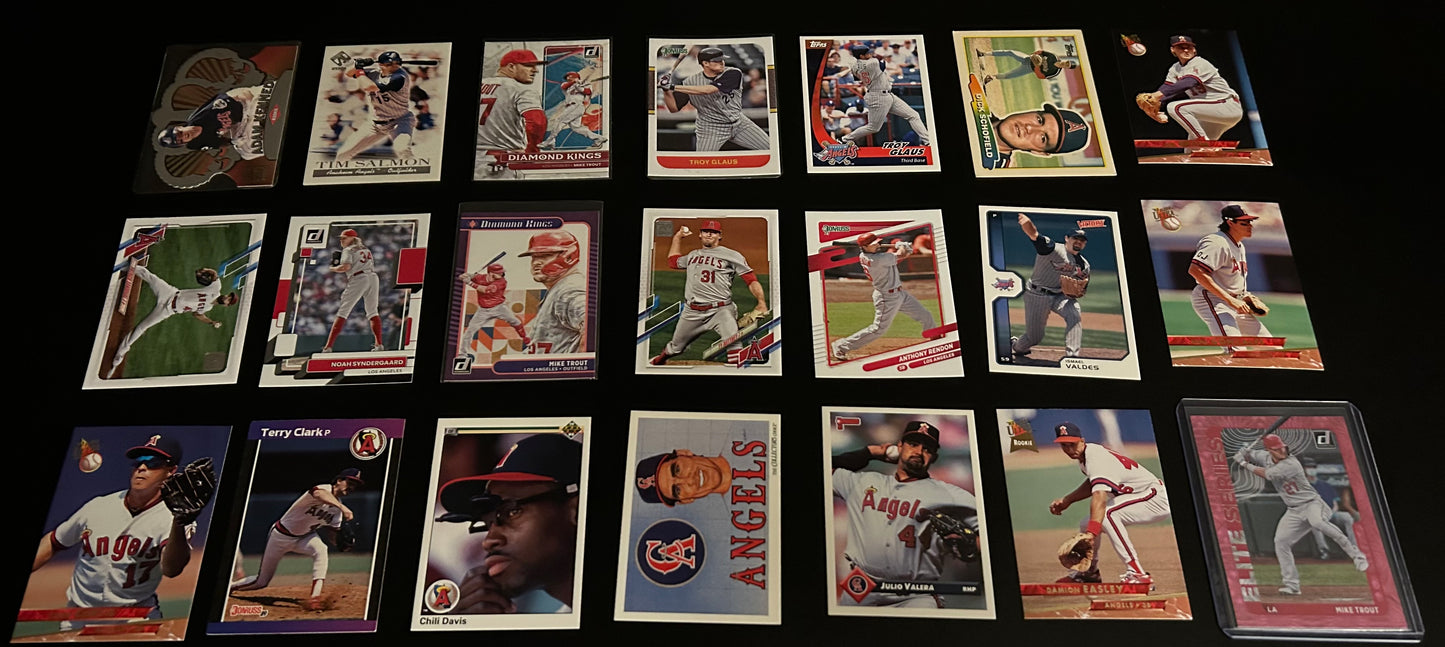 Los Angeles Angels Card lot #2