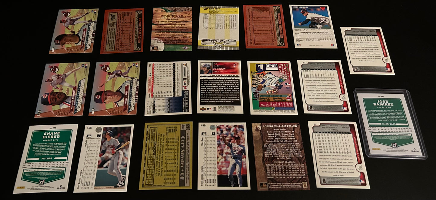 Cleveland Indians $5.00 lot #2