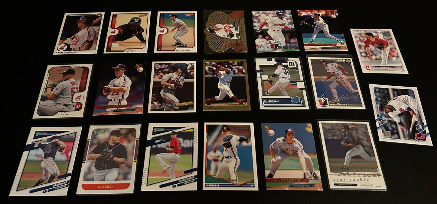 Cleveland Indians $5.00 lot #1