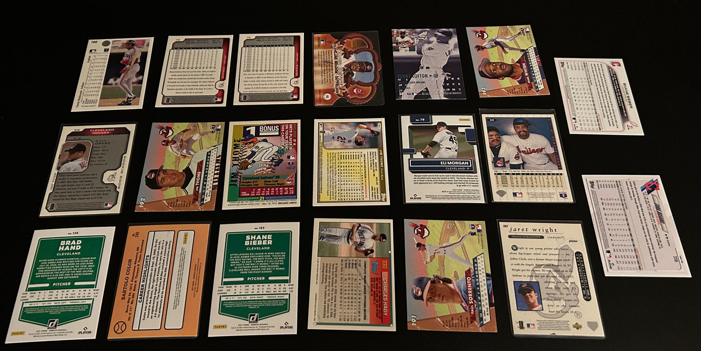Cleveland Indians $5.00 lot #1