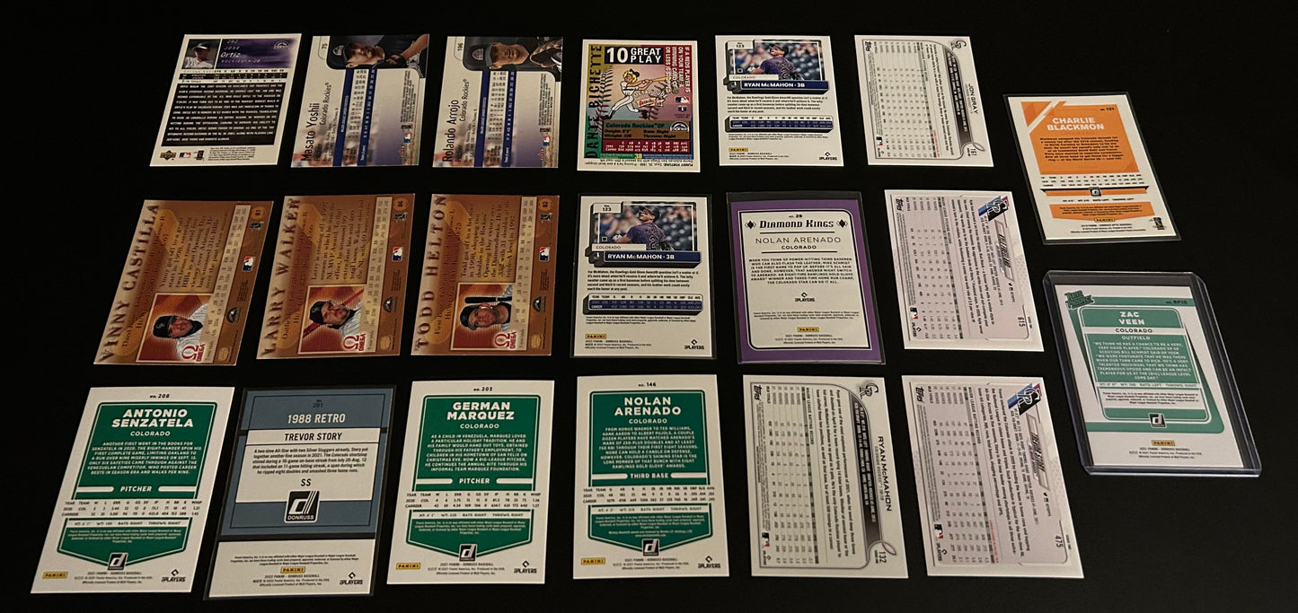 Colorado Rockies $5.00 lot #1