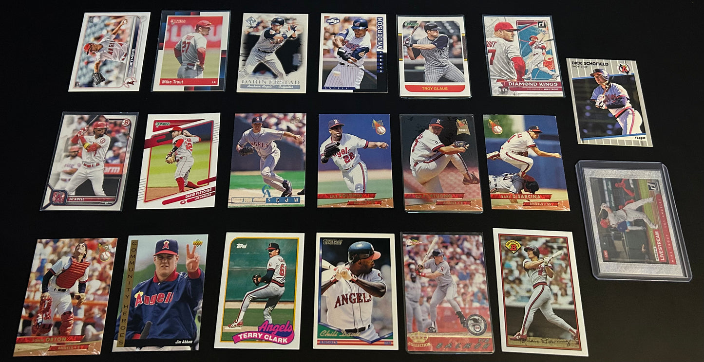 Los Angeles Angels Card lot #1