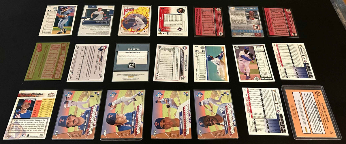 Texas Rangers 20 Card lot #3