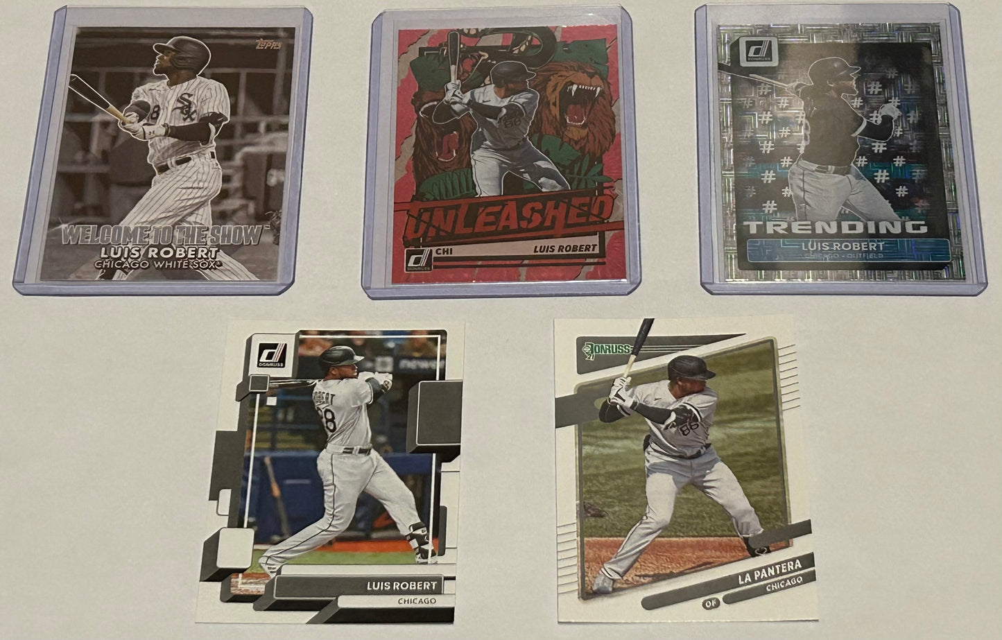 Luis Robert 5 card lot