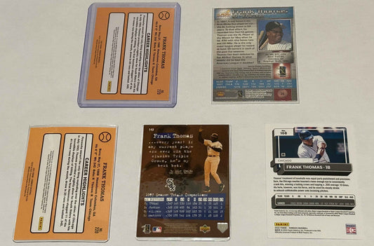 Lot of 5 Frank Thomas Baseball Cards – Collector Set